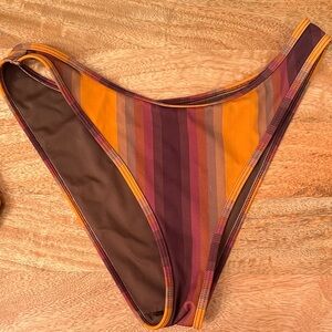 PacSun Sunset Striped Cheeky Bikini Bottom